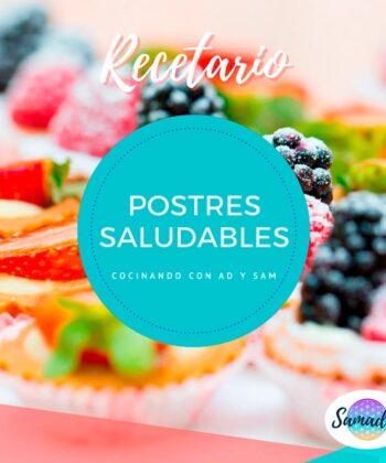 recetario postres saludables